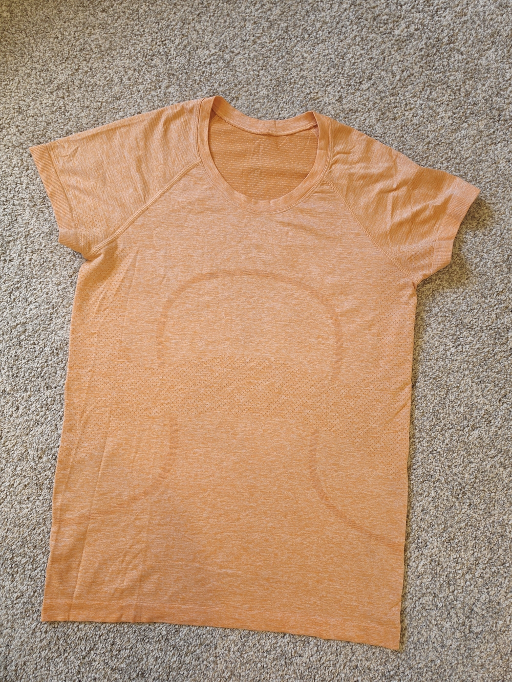 lululemon athletica Short-Sleeve Performance Tee - Orange Heather